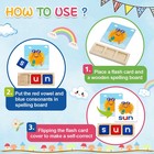 Cvc Word Spelling Games  Learning Toys Gifts For 3 4 5 6 Year Old Kids