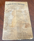 Vintage 1887 N9 Tobacco Allen   Ginter   s Flags Of All Nations Norway