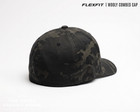 Flexfit Camo Freedom Hat 3d Puff Embroidered  Tactical Usa Flag Mens Fitted Cap