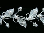 Bridal Princess Rhinestones Crystal Pearl Wedding Headband Tiara 7102