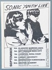 Sonic Youth 1990 Print Advert Goo Uk Concert Tour Kim Gordon Thurston Moore