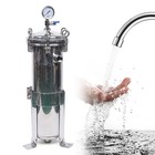 150 Psi Bag Filter Housing Sock Filter 304 Stainless Steel In out  4 Bag W  Mesh