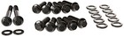 1942001 Intake Manifold Bolt Kit  Black Chrome Moly Steel With Hex Style
