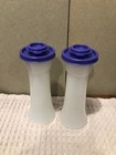 Tupperware Large Hourglass Salt And Pepper Shakers Set New -magenta- New