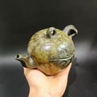 Yixing Zisha Clay Teapot Yellow Tea Sand Fired Oriental Teaware Set Carved