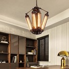 Industrial Steampunk Chandelier Vintage Pendant Loft Ceiling Fixture Retro Lamp