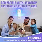 Qualirey 25 Pack Glue Card Refills Compatible With Dynatrap Dt3007 And Dt3007w