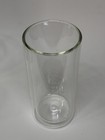 4-piece Double Wall Glass Set 16oz Clear Durable Drinking Glasses Home Bar
