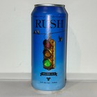 Rush Golden Ale  2026 Fifty Something Tour  Beer Can  Bottom Opened  Empty
