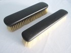 Antique Clothes Brushes Ebony Brush Dressing Table Dresser Black Wood X2 1b