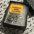 Harley Davidson Vintage Mod Heart Bar And Shield Silver Necklace Pendant  Charm