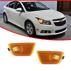 For 2011-2015 Chevy Cruze Amber Lens Front Bumper Side Marker Lights Assembly