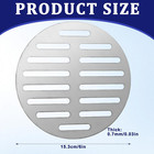 6 Inch Round Floor Drain Cover  6 Inch Stainless Steel Shower Drain Cover Univer