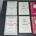7 Vintage 1951-52 British Theater Programs Lot Shakespeare Ustinov Greene Coa