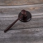 Wooden Gavel And Sound Block Set For Lawyer Judge Auction Sale Meetings