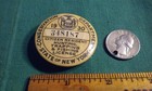 1930 New York Resident Hunting Fishing Trapping License Celluloid Pinback  Badge