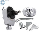 Power Steering Pump W  Bracket Pulley Kit 350 305 For Chevy Chrome Saginaw Sbc