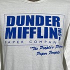 The Office Dunder Mifflin Commercial Jingle White Longsleeve Shirt Women s Small