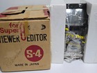 Vtg Minette 8mm Viewer   Editor Model S-4 W  Box  Japan - Tested  