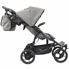 Mountain Buggy Luxury Duet Double Stroller Herringbone Grey W  Diaper Bag 
