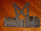 Us Navy-usmc M1895 Lee Rifle Blue Canvas Cartridge Belt With Suspenders