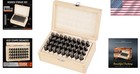 36-piece Chrome Vanadium Steel Letter And Number Stamp Set For Personalization