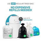 Magic Diaper Pail - Patented 100  Odor-free System With Child Lock - St