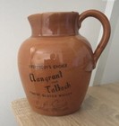 2 Whisky Ceramic Water Jugs - Highland Queen   Clan Grant Vgc
