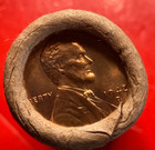 1942-d Lincoln Wheat Cent Penny Roll Gem Red  Uncirculated Sealed Old Bank Wrap