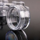 Clear Small 5g Grams ml Plastic Jars For Cosmetic Sample Container Pot Cream
