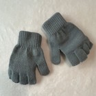 Coors Light Gray Knit Convertible Fingerless Gloves Mittens With Chill Logo