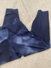 Under Armour Heat Gear Compression Blue Leggings Size Lg Women   s Athletic