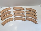 Wooden Train Track Thomas   Brio Compatible - 17 Piece Lot