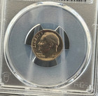 1985 D Roosevelt Dime Struck Through Grease Error Pcgs Au50  59869387 