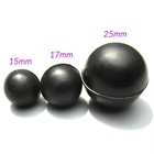 Black Round Solid Rubber Ball Bouncy Balls Training Balldiameter 2mm To 100mm