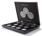 Queen s Beast Silver Set 2 Oz  Coin Presentation Case   Direct Fit Capsules Deal