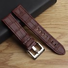 22mm Leather Watch Band Men Brown Black Blue Strap Belt Bracelet Replacement