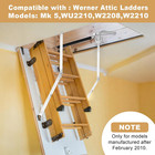55-2 Attic Ladder Hinge Arms With Springs For Werner Attic Ladders