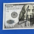 President Donald Trump Autographed Coa  Signed  100 Movie Bill Hologram