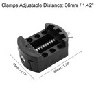 Uxcell Watch Back Case Cover Remover Holder Tool Adjustable 36mm Pe Black