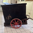 Vintage Oak Barrel Organ Musical Box By Tallent Of Old Bond England Works 