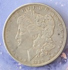 Lot Of 3 Morgan Silver Dollars 1886  1889  1921 - 90  Silver