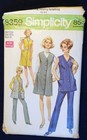 Vtg 1960s Simplicity 8359 Dress Tunic Pants Sewing Pattern Half Size 20 1 2