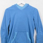 Ivivva Fleece Hoodie Thumbholes Kangaroo Pocket Athleisure Blue Girls Sz S