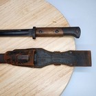    antique Mauser Bayonet Original Sheath Vintage Military Collectible Sword Knife