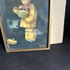 Ant esther Hunt Framed Print 1903 Asian Child Art Picture Gold Tone Frame  m20