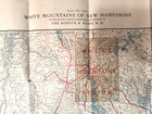 Boston Maine Railroad   1915 White Mountains Map New Hampshire 25x18 5  B m R r 