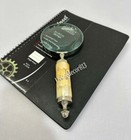 Vintage Antique Brass Marine Handheld Magnifying Glass Astrologers Nautical Inst