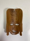 Hand Carved  Wooden Hawaiian Tiki Face Mask Tribal Wall Art 8   x 5   