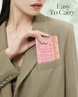 Slohif Pink Flower Checkbook Cover - Floral Leather Wallet For Women